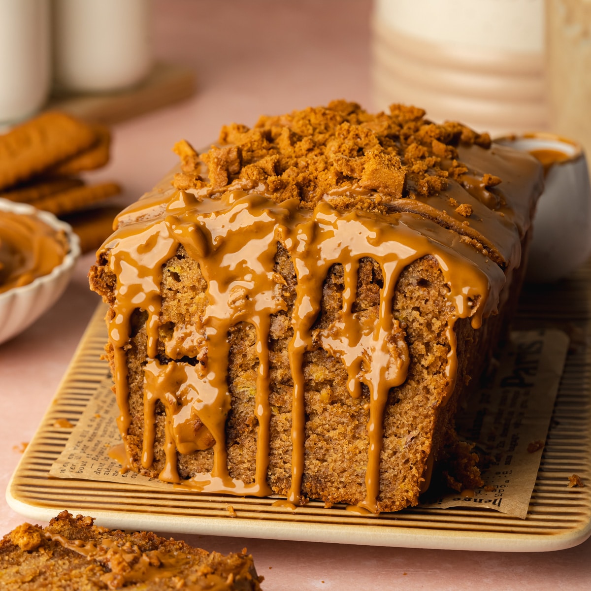 biscoff banana bread